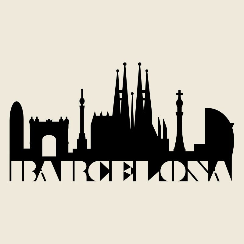 Skyline Barcelona Espagne