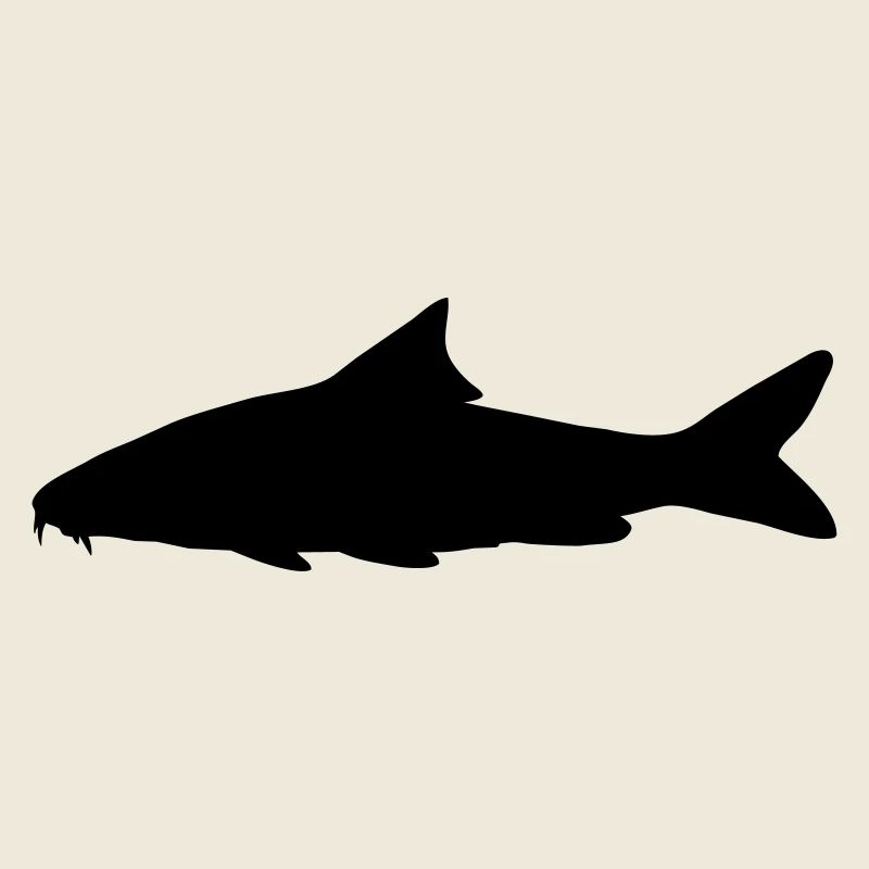 Silhouette de poisson barbel