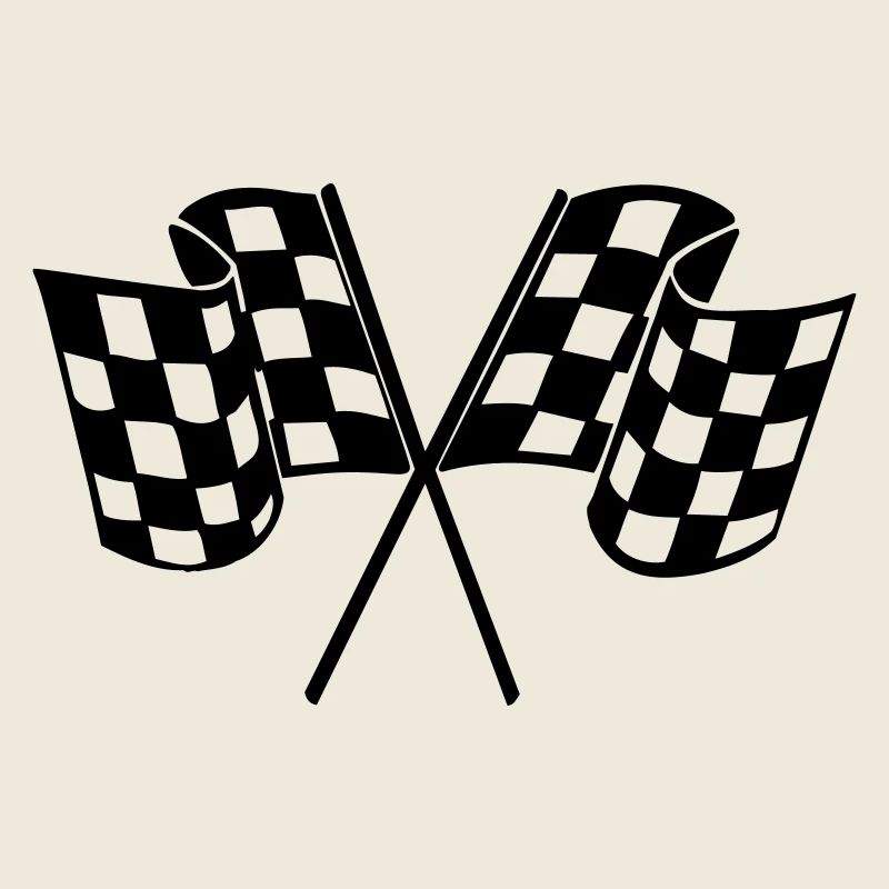 Drapeau Course Cible Voiture