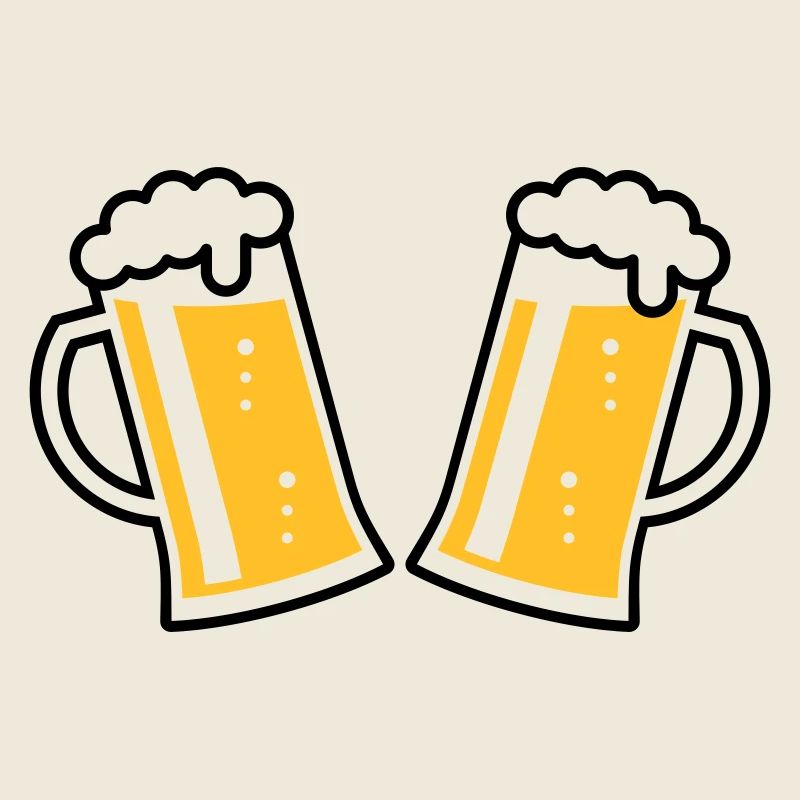 2 German Beer Mugs To Toast (Cheers / 2C)