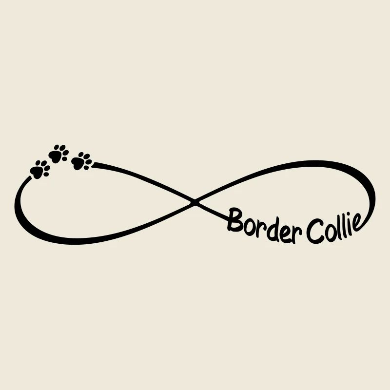 Border Collie Hunderassen doglovers endlos Symbol