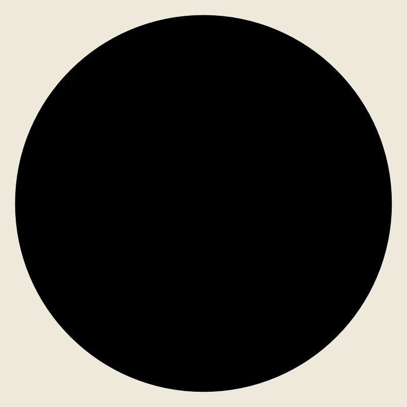 Mathematik Symbol - Schwarzer Kreis - Loch