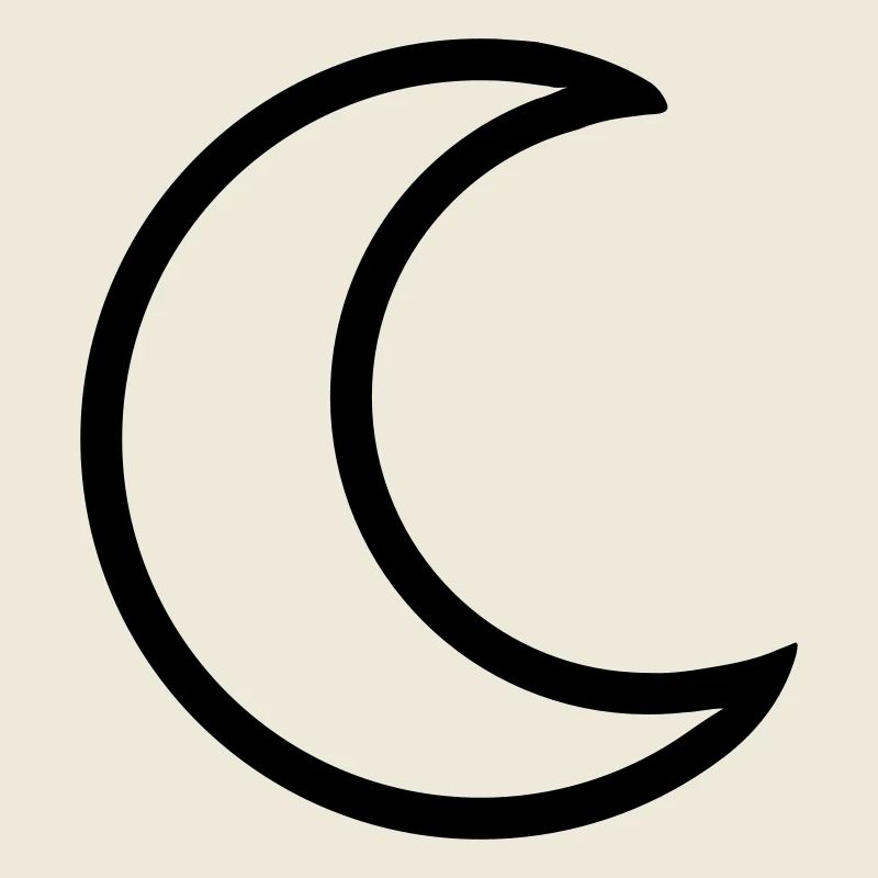 Halbmond Mond Himmel