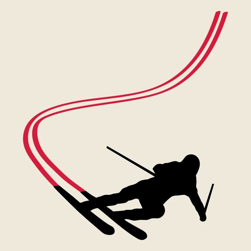 Abfahrt Ski Berge Wintersport