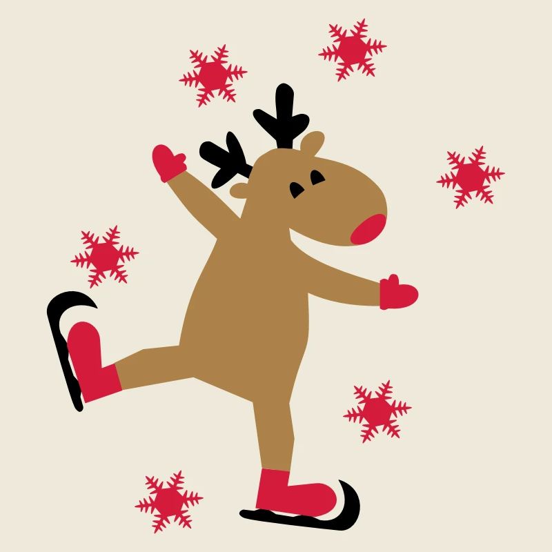 Lustiger Elch zu Weihnachten