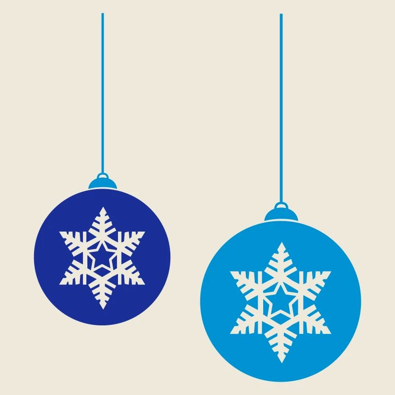 Weihnachtskugeln Stern frost