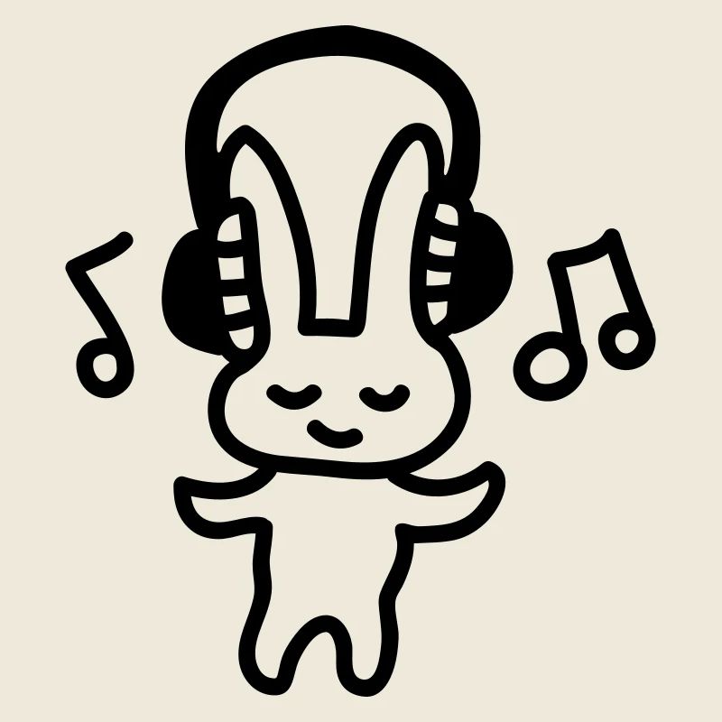Bunny music - line
