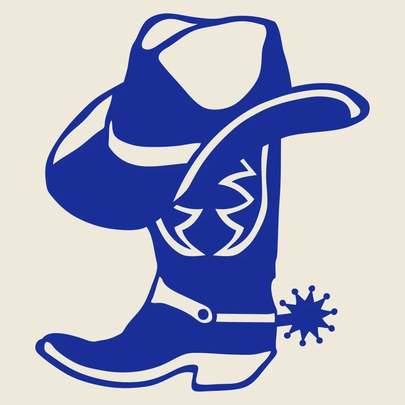 cowboy botte chapeau logo 5