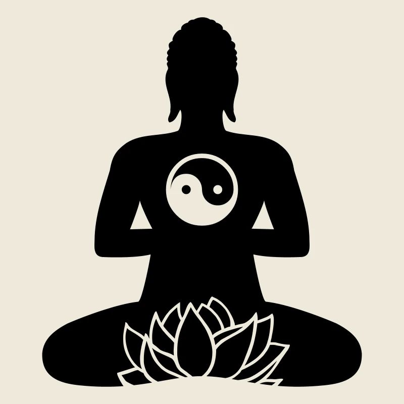BUDDHA 01e | Lotus & Yin Yang