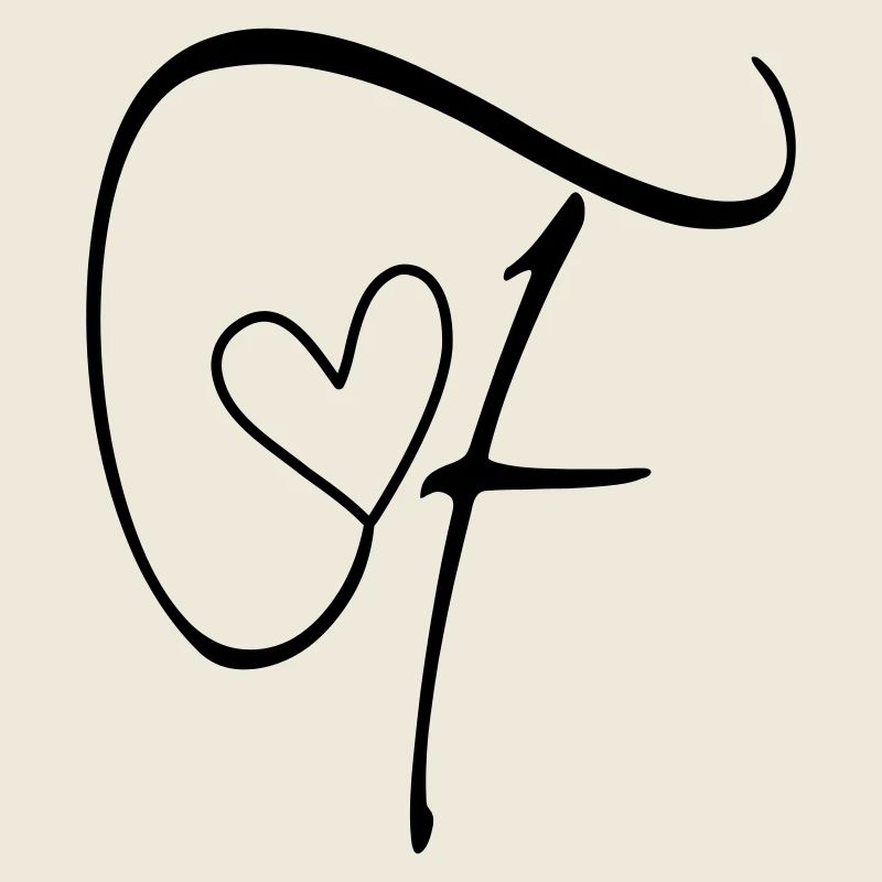 Lettre F Calligraphie