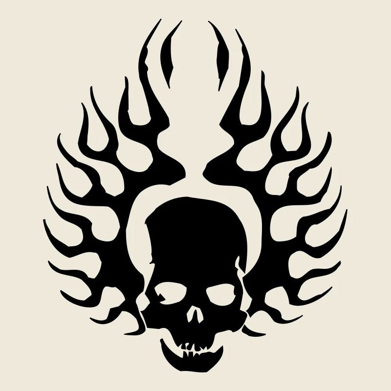Burning Skull