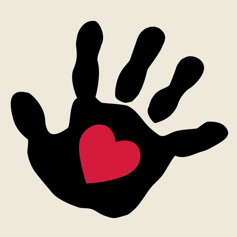 Bébé main - cœur