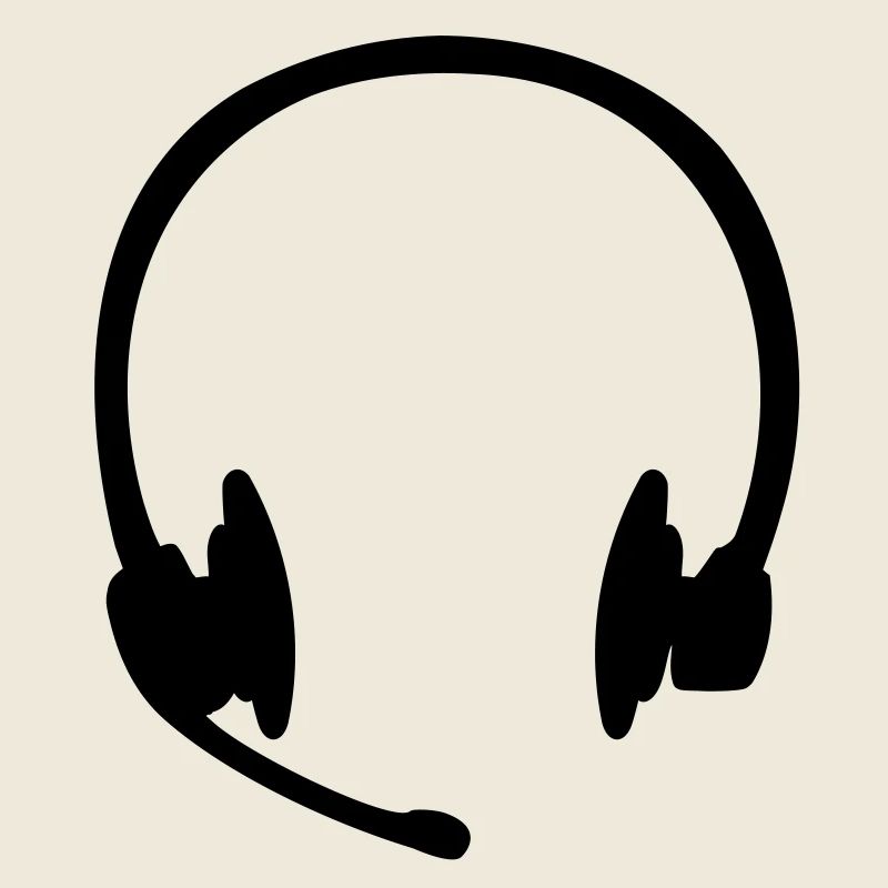 Headset headphones