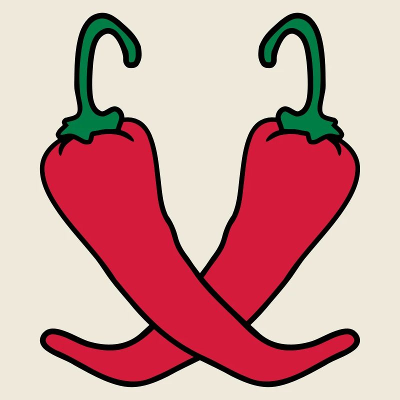 2 chili chilli peppers hot hot