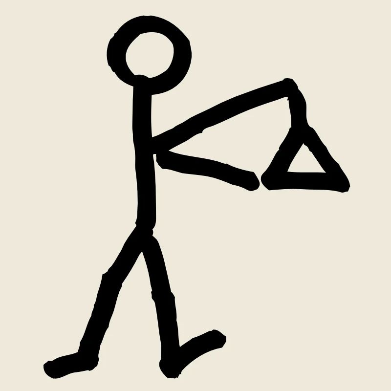 Musikant mit Triangel