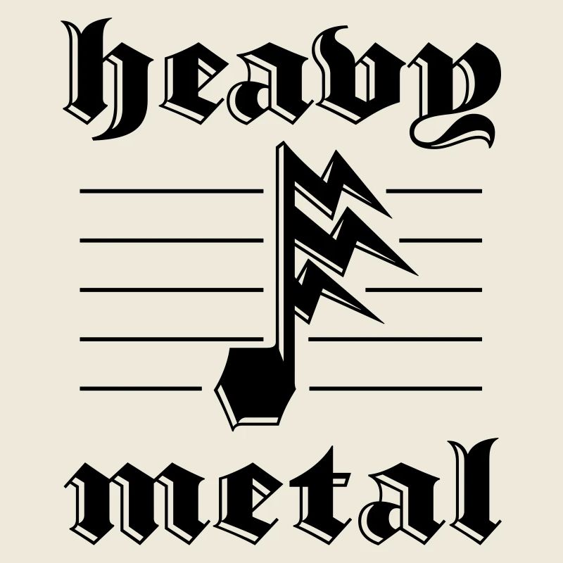 Heavy Metal Sticker Blitznote