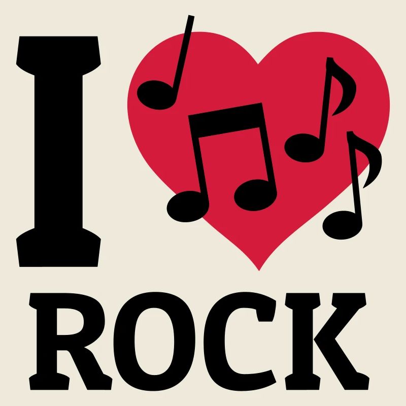 I love Rock j'aime le rock