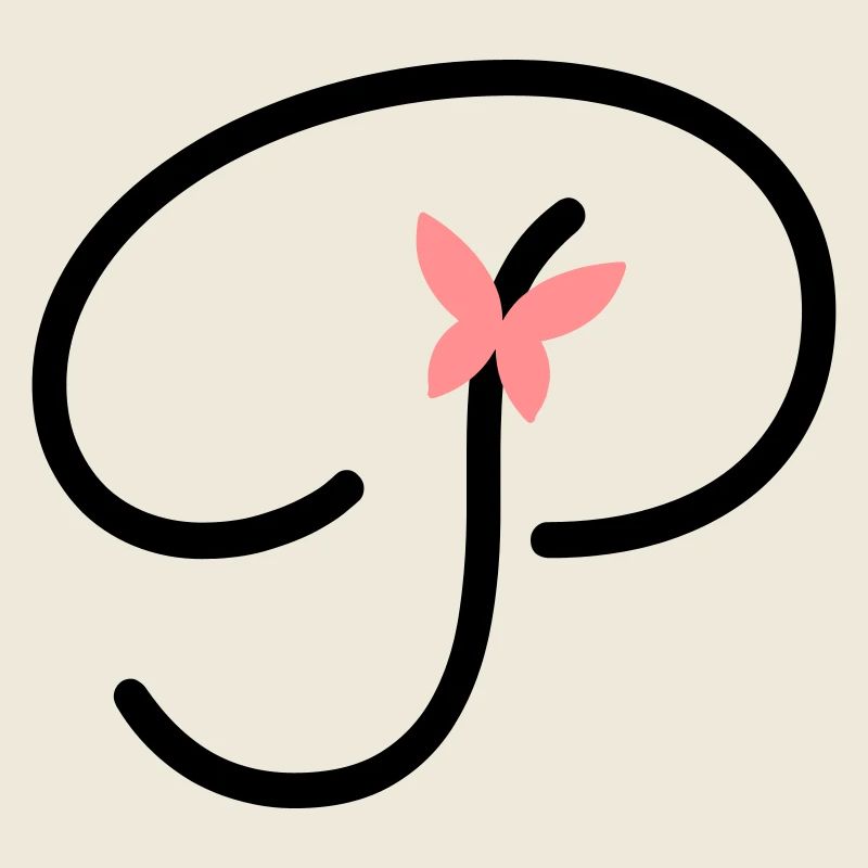 Lettre P Papillon Lettre