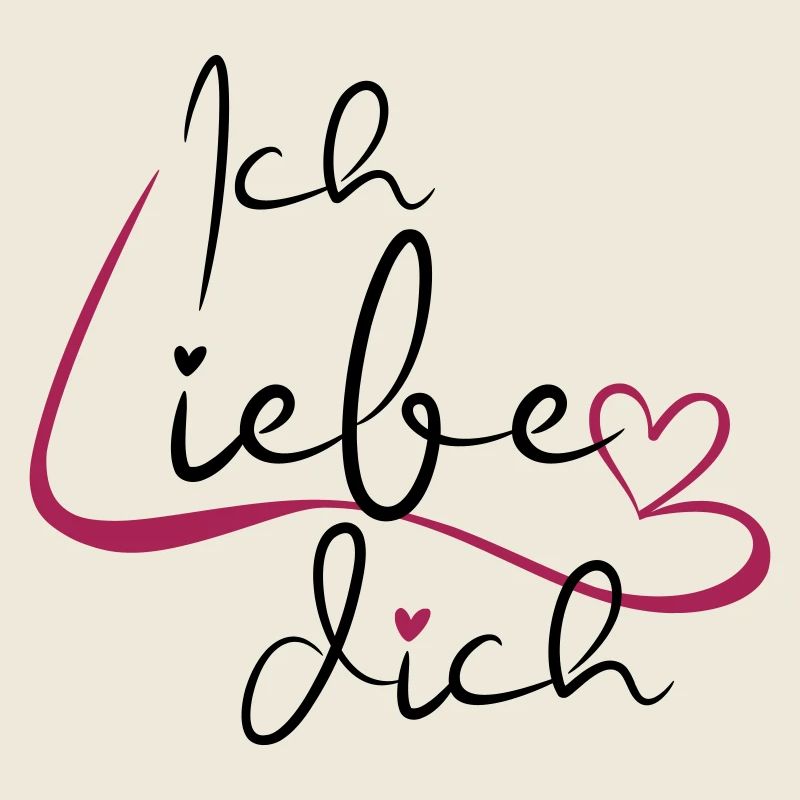 Ich Liebe Dich Schrift