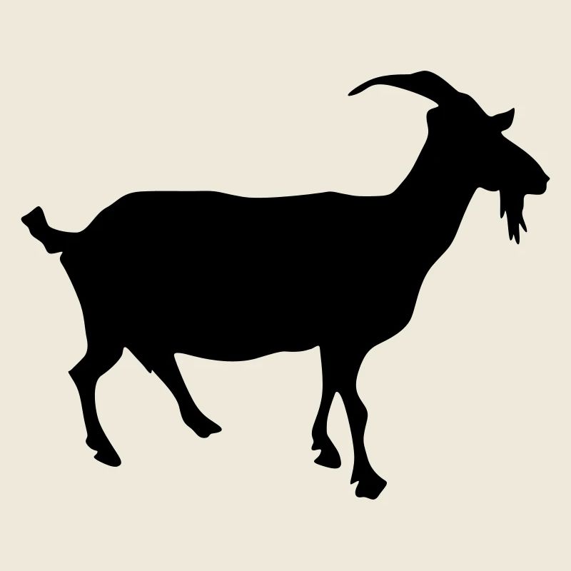 Silhouette de chèvre