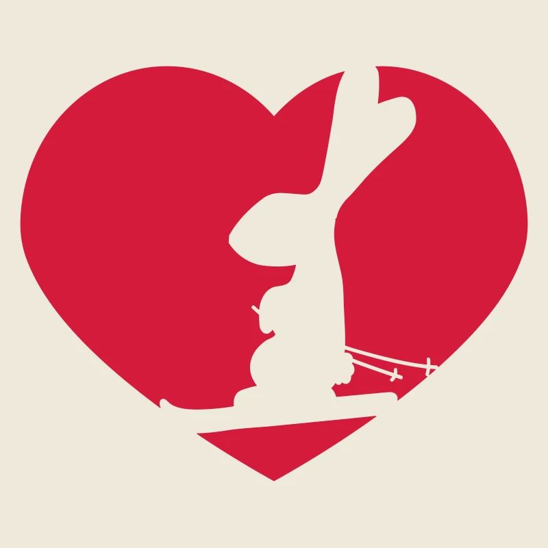 Bunny Heart Ski Bunny Skiing Winter Ski Snow Cool