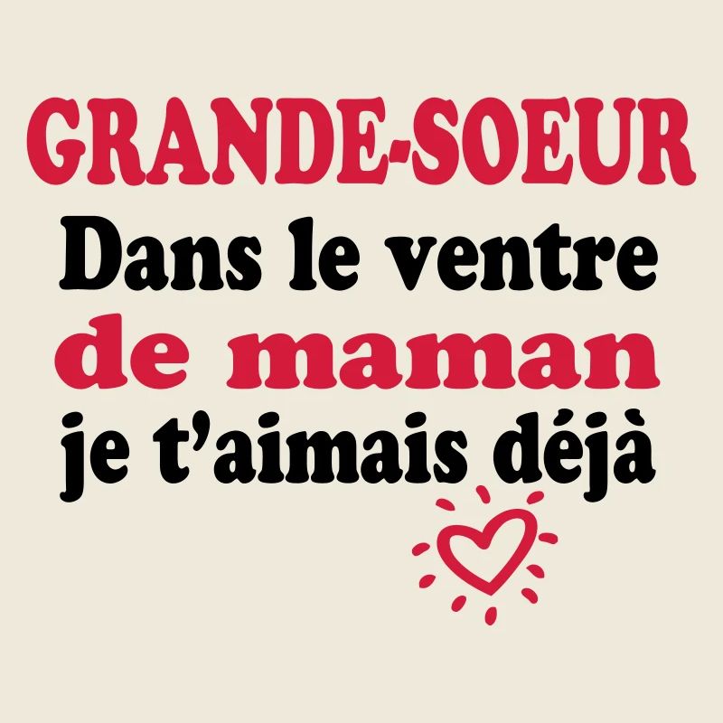 GRANDE SOEUR dans le ventre de maman...