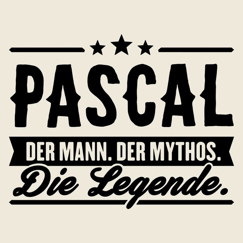 Mann Mythos Legende Pascal
