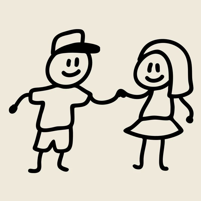 Junge Mädchen spielen