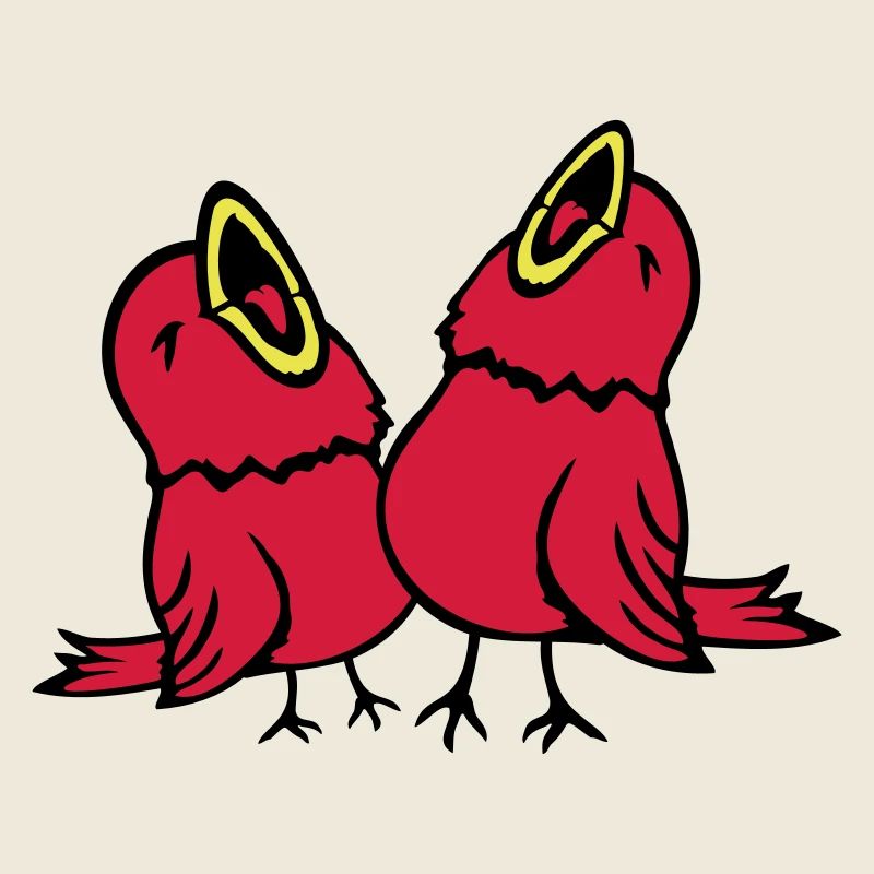 2 Wellensittiche Singvogel Spatz zwitschern Team