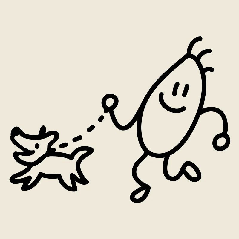 Gassi gehen - laufen - line