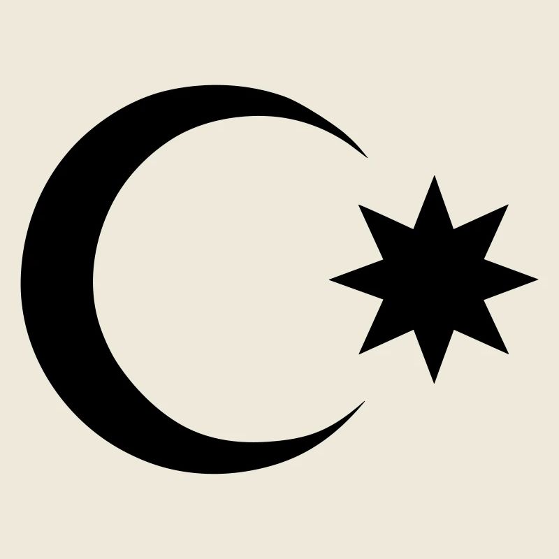 Azerbaijan Moon and Star Azerbaijan