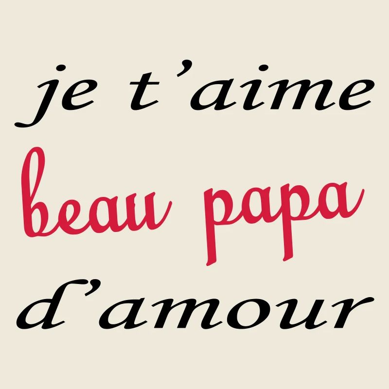 Ich liebe dich, schöner Papa der Liebe
