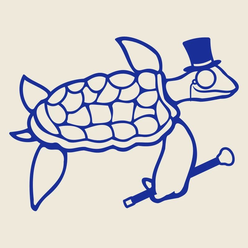 Mr. Turtle Sir Monocle Top Hat Rich