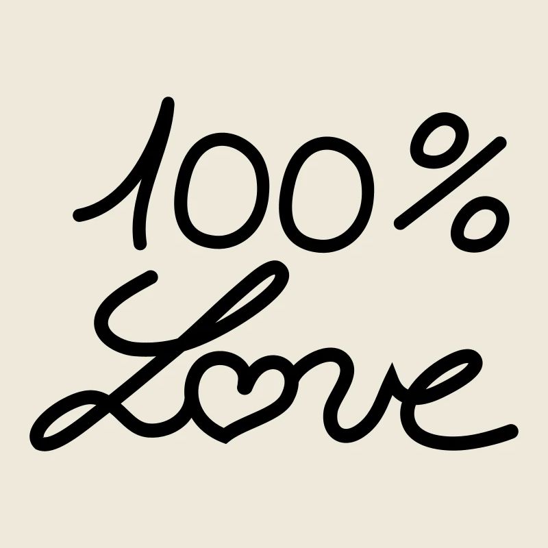100 % love