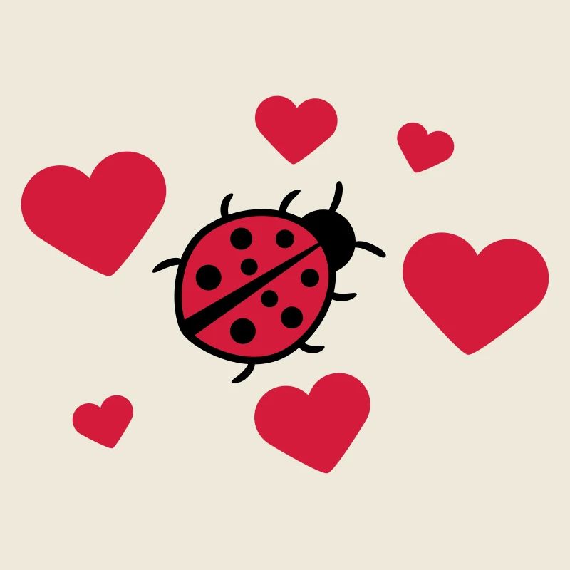 Petite coccinelle doux mignon