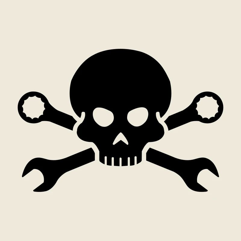 Skull'n'Tools Pirate Skull
