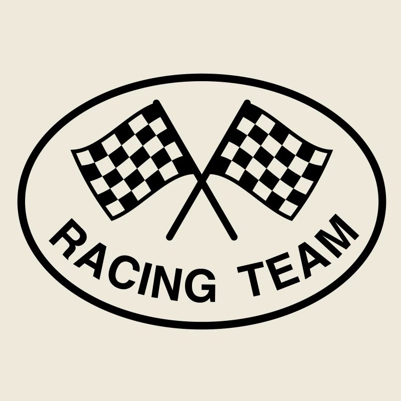 Racing Team, monochrome