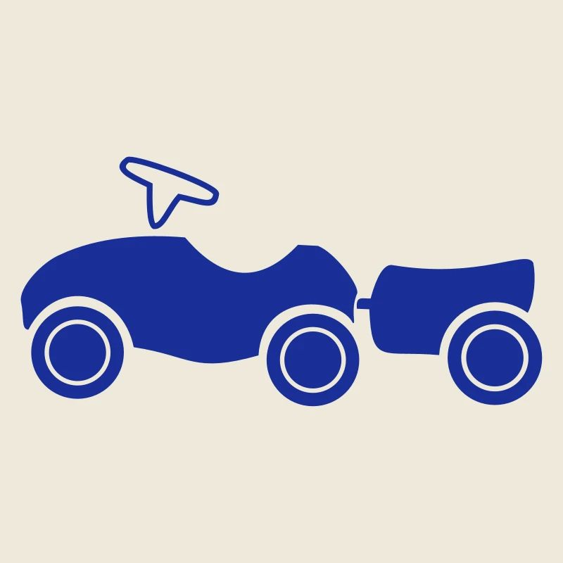 Rutscheauto mit Anhänger