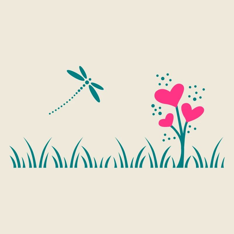 Fleur de coeur prairie
