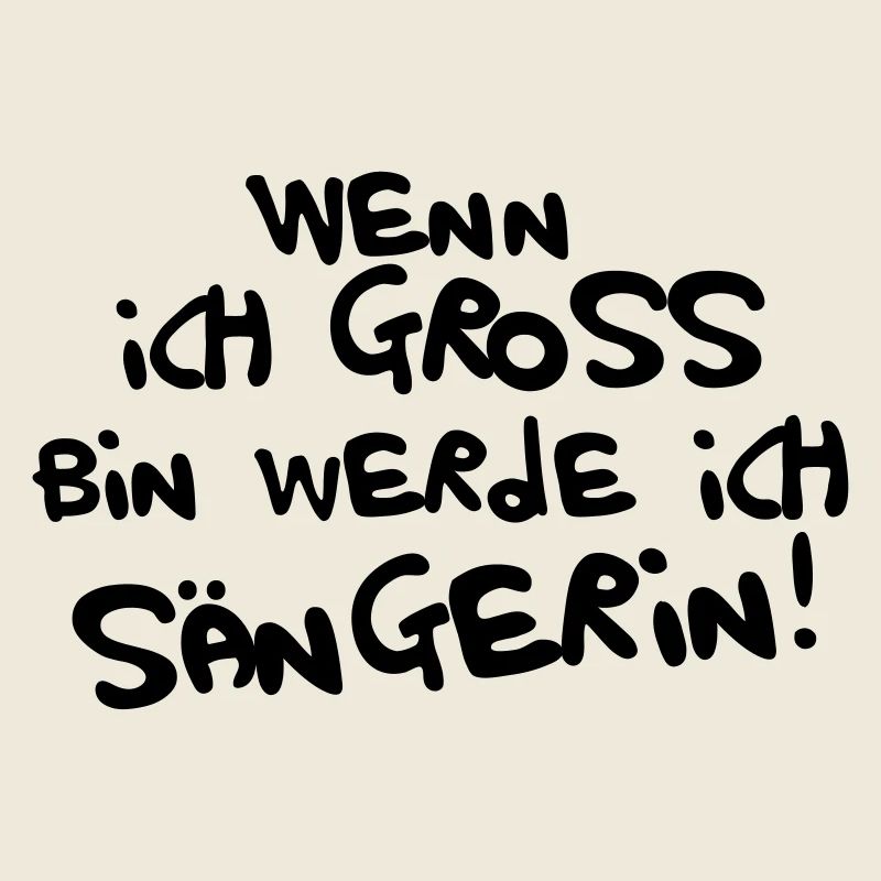 Ich werde Sängerin