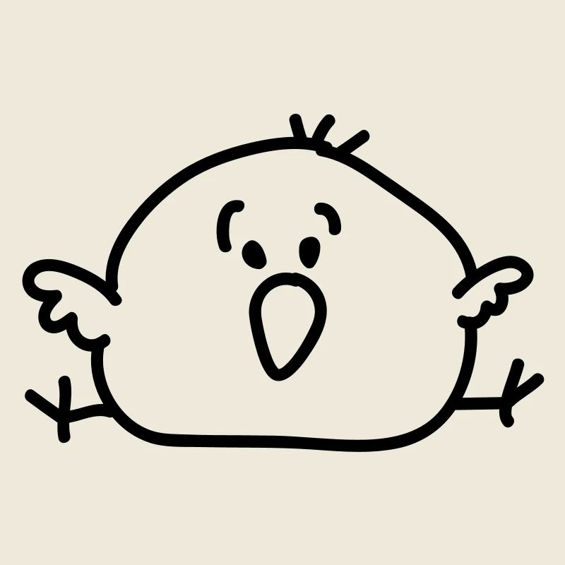 big bird - line