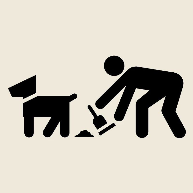 Hundehaufen, Hundehalter, Hund