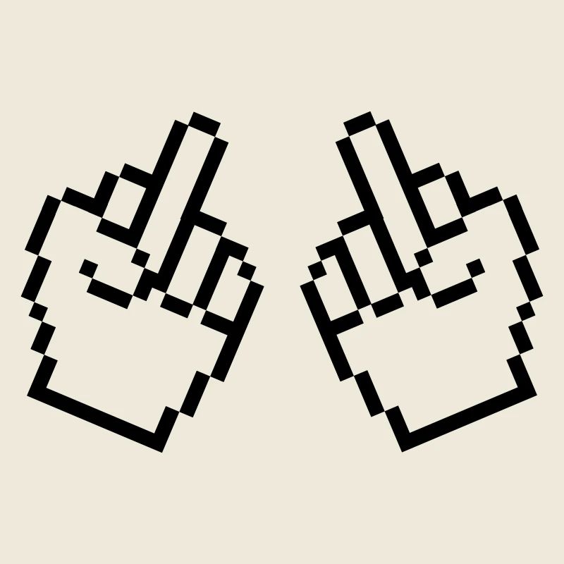 mittelfinger pixel