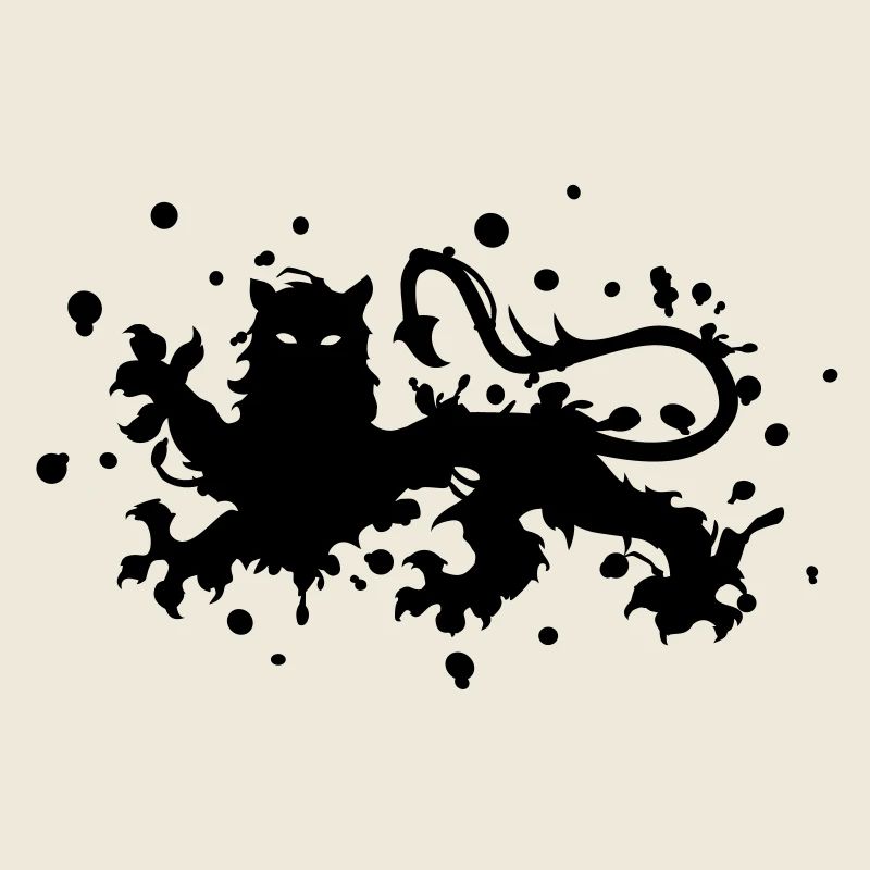 Lion Norman leon Leopard Löwe inkblots