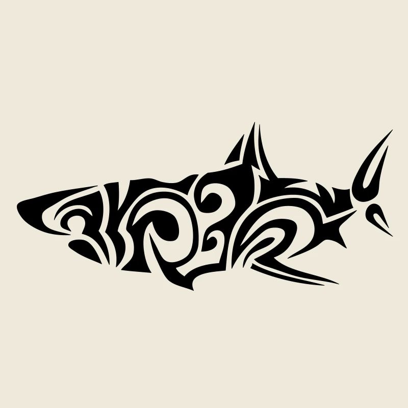 requin tribal shark poisson mechant1