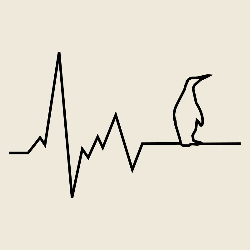 herzschlag pinguin