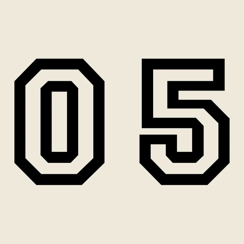nombre - 05 - zéro cinq