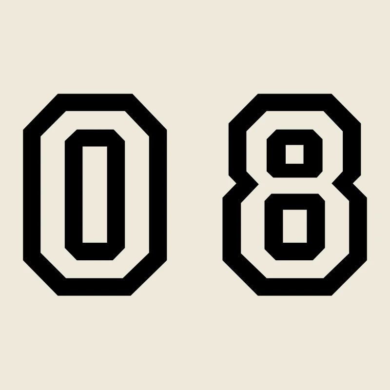 nombre - 08 - zéro huit