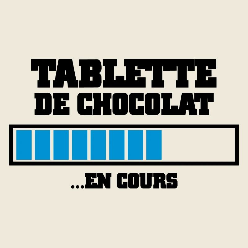 tablette de chocolat en cours