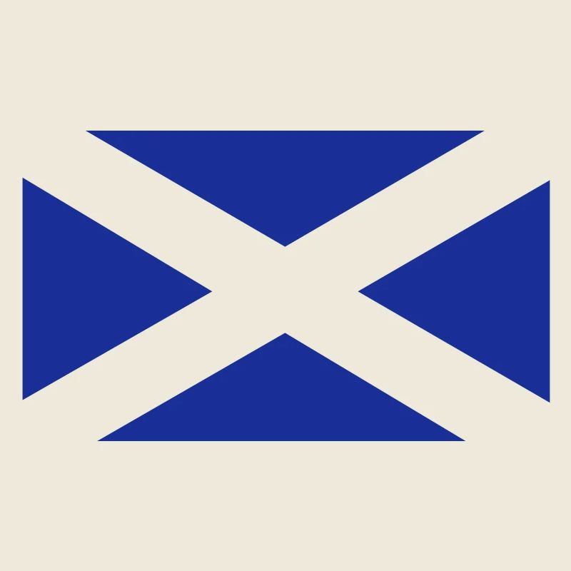 Écossais drapeau d'une couleur
